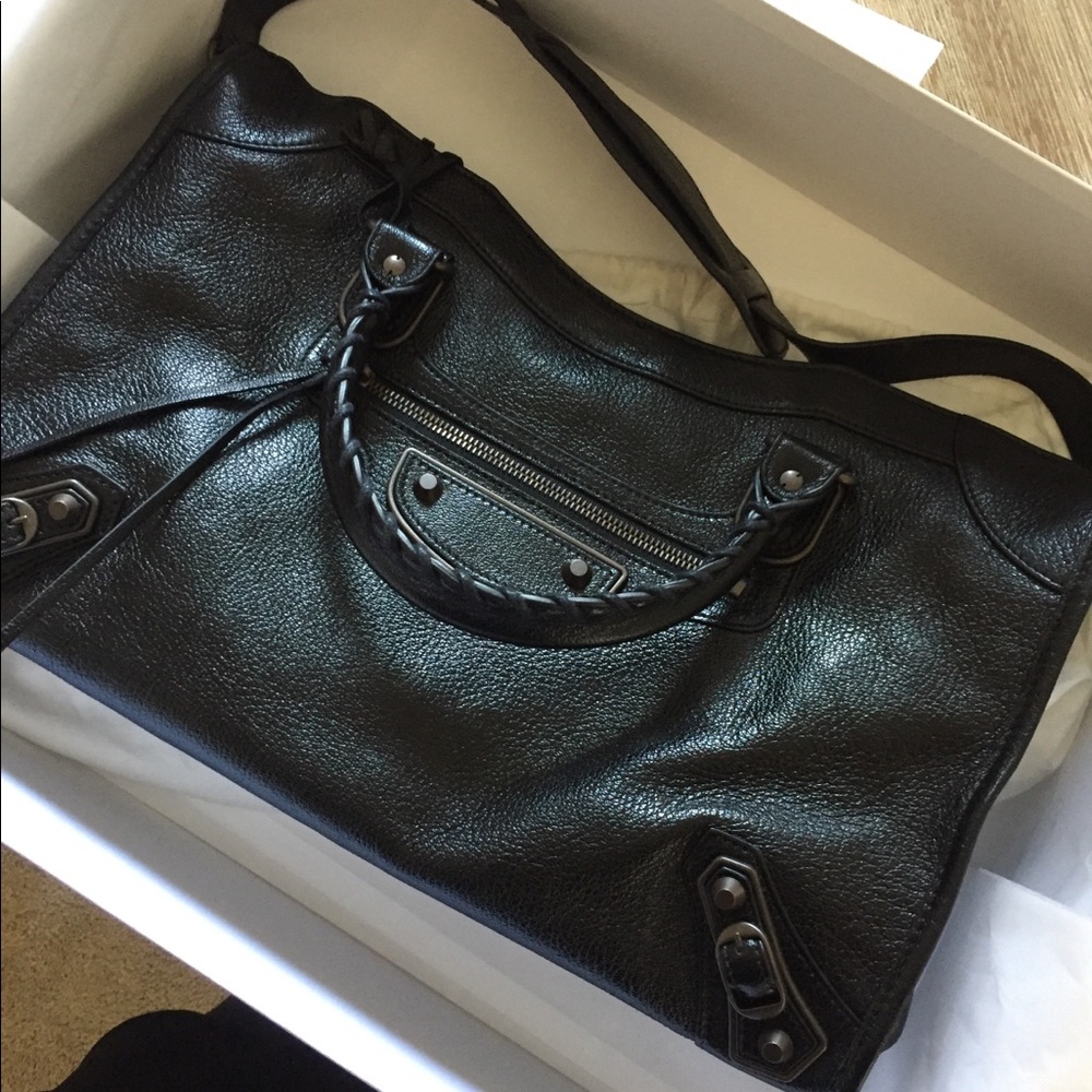Balenciaga classic metallic edge city